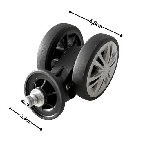 Wheel for suitcase STL945 black 1 pcs.