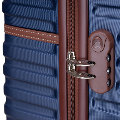 MEDIUM SUITCASE 22' STL957 ABS NAVY