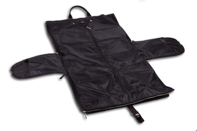 Genuine leather men's garment bag SL18 Harlow black