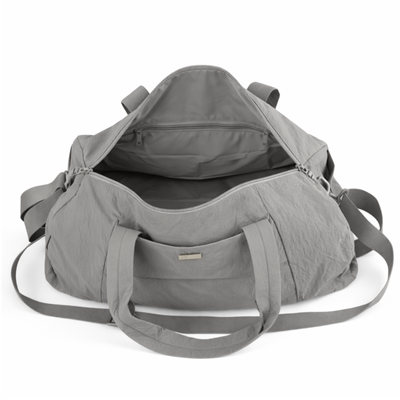 Sportowa torba materiałowa fitness Solier FB52 Lunea - szara