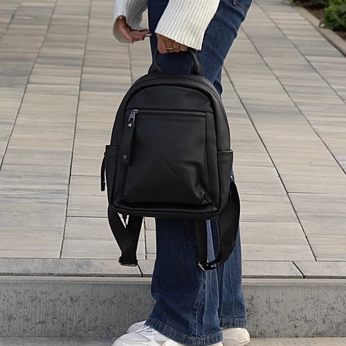 Torba weekendowa podróżna skórzana Solier SL39 Astrin czarna