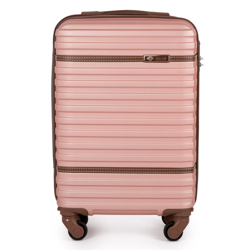 Cabin luggage ABS 55x37x24cm STL957 pink