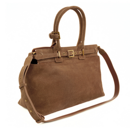 Torba weekendowa podróżna skórzana Solier SL39 Astrin czarna