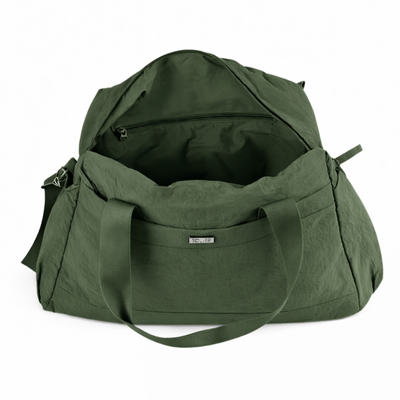 Materiałowa sportowa torba damska fitness Solier FB54 Eloa - khaki