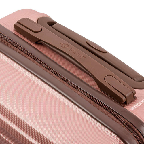 Cabin luggage ABS 55x37x24cm STL957 pink