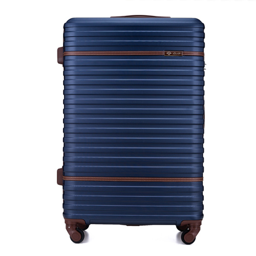 MEDIUM SUITCASE 22' STL957 ABS NAVY