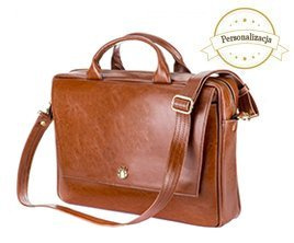 Personalised genuine leather women's laptop bag FL14