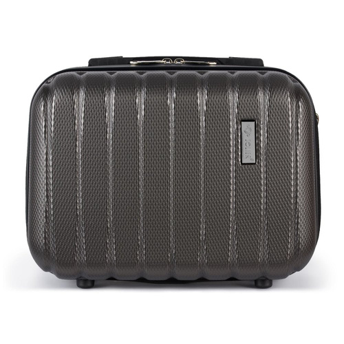 Travel suitcase set Travel case + cabin suitcase 20' ABS STL902 dark grey