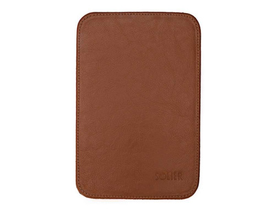 Genuine leather mouse pad Solier SA42 camel