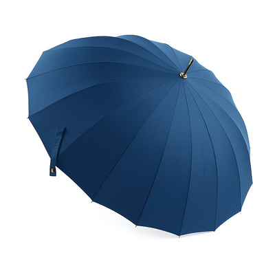 Duży parasol przeciwdeszczowy rodzinny - granatowy