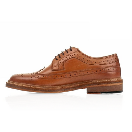 Genuine leather elegant Brogue Shoes Goodyear Welted