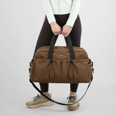 Torba weekendowa podróżna skórzana Solier SL39 Astrin czarna 