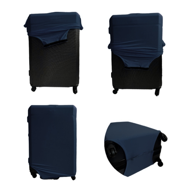 Luggage cover L Solier SA54 blue