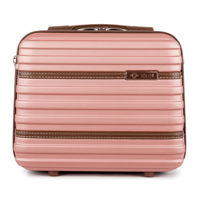 Cosmetic travel case ABS STL957 pink