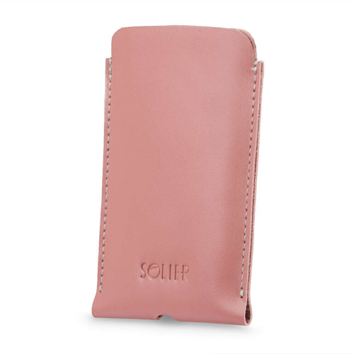 Leather case for IPhone 11 Solier SA58 pink 