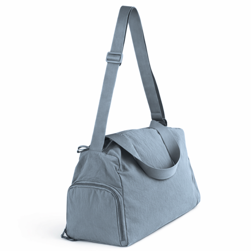 Sportowa torba materiałowa fitness pilates Solier FB53 Teya - błękitna