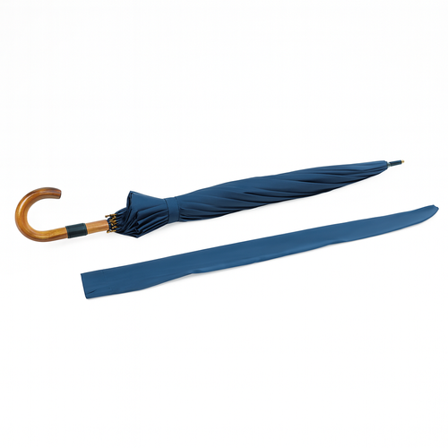 Duży parasol przeciwdeszczowy rodzinny - granatowy