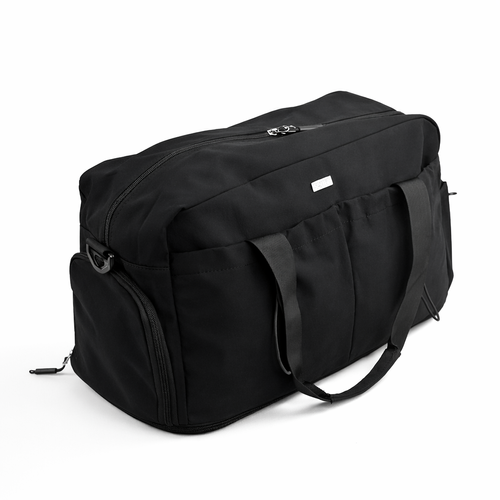 Materiałowa sportowa torba na trening SM06 Moira - czarna