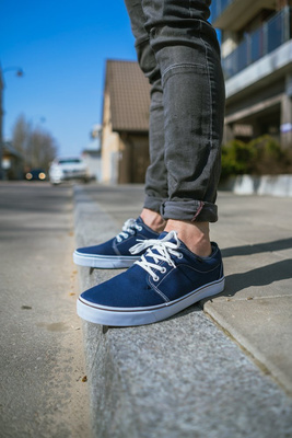 Lightweight men's sneakers Solier navy