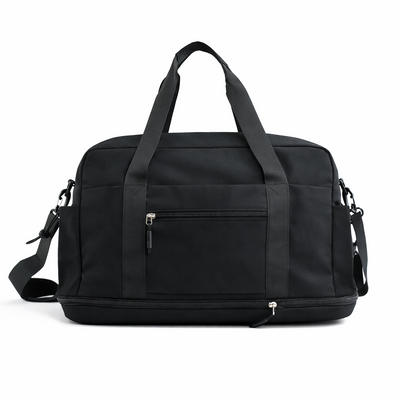 Materiałowa sportowa torba na trening SM06 Moira - czarna