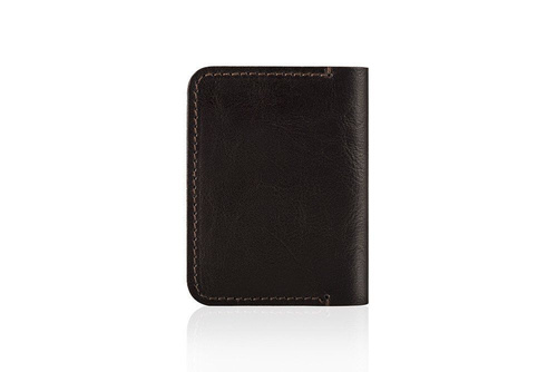 Slim leather men's wallet SOLIER SW11 SLIM BROWN