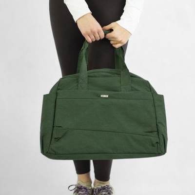 Materiałowa sportowa torba damska fitness Solier FB54 Eloa - khaki