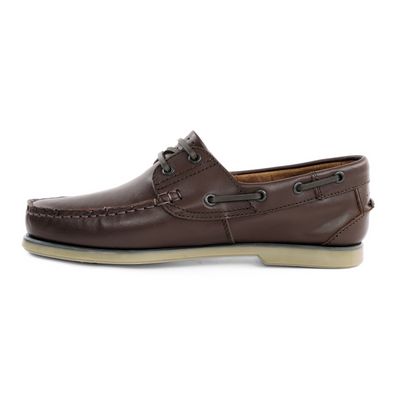 Men's stylish leather Chukka shoes / boots dark brown M467DBS
