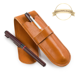 PERSONALIZOWANE SKÓRZANE ETUI NA PIÓRO/PIÓRNIK SOLIER SA14 CAMEL