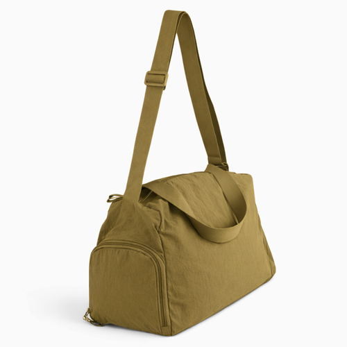 Sportowa torba materiałowa fitness pilates Solier FB53 Teya - oliwkowa