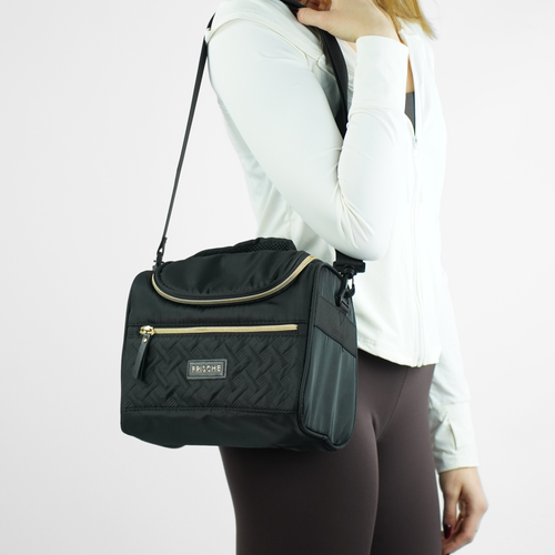 Torba termiczna Solier lunch box torba na kanapki - czarna