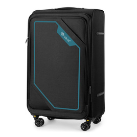 Medium soft luggage M 23'' Solier STL2240 black-green