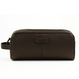 Elegant leather men's beauty bag SOLIER SZETLAND