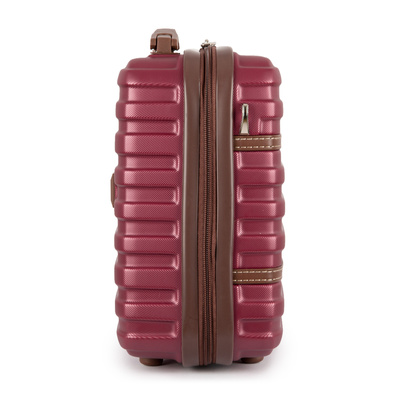 Cosmetic travel case ABS STL957 burgundy