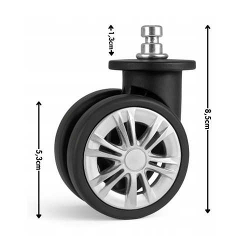 Wheel for suitcase STL945 black 1 pcs.
