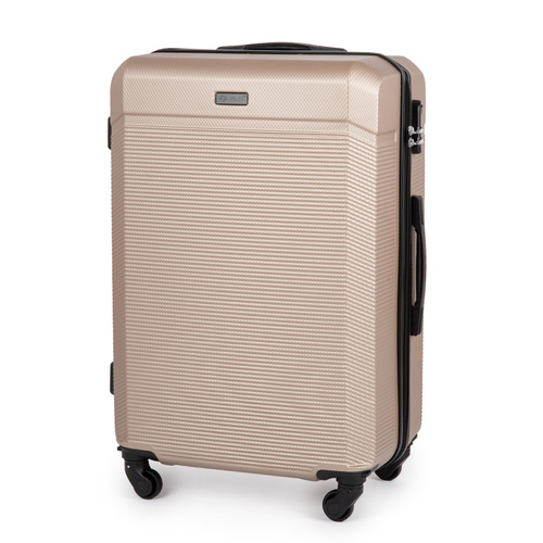 MEDIUM SUITCASE 22' STL945 ABS CHAMPAGNE