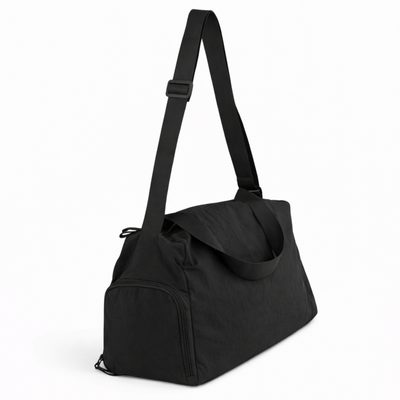 Sportowa torba materiałowa fitness pilates Solier FB53 Teya - czarna