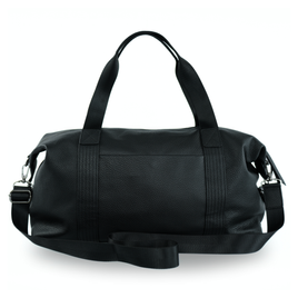 Torba weekendowa podróżna skórzana Solier SL39 Astrin czarna