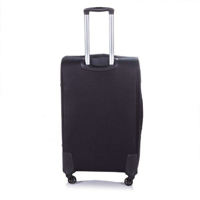 Medium soft luggage M Solier STL1316 black-brown