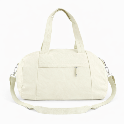 Materiałowa torba sportowa Solier SM05 Shala - beż