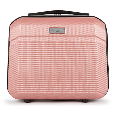 Cosmetic travel case ABS STL945 pink