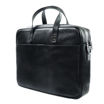 GENUINE LEATHER SHOULDER BAG SL05 NEWBRIDGE BLACK