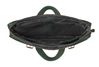 Genuine leather bicycle bag SR03 green