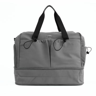 Materiałowa sportowa torba na trening SM06 Moira - szara