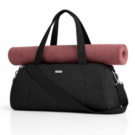 Materiałowa torba sportowa Solier SM05 Shala - czarny