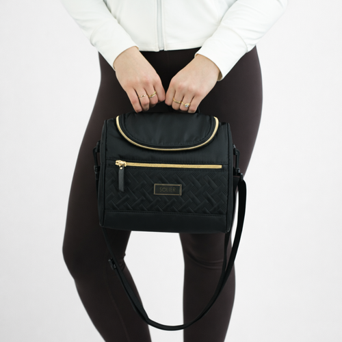 Torba termiczna Solier lunch box torba na kanapki - czarna