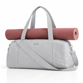 Materiałowa torba sportowa Solier SM05 Shala - szary