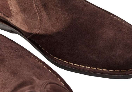 Classic leather suede Chelsea boots brown M765DBS