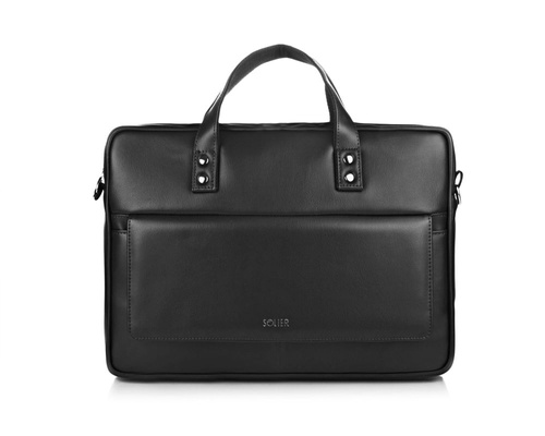 MEN'S SHOULDER BAG SOLIER S32 WESTPORT BLACK MAT