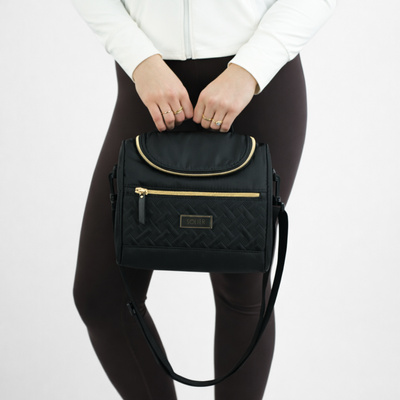 Torba termiczna Solier lunch box torba na kanapki - czarna