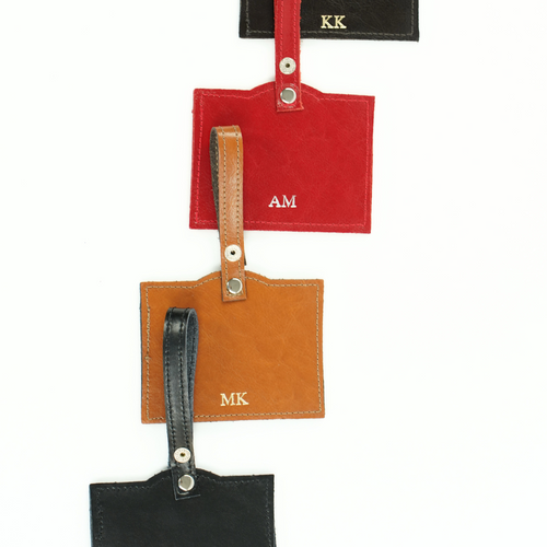 Personalized genuine leather spectacle case Solier SA37 maroon